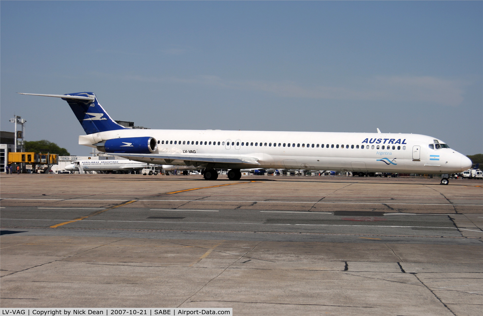 LV-VAG, 1992 McDonnell Douglas MD-83 (DC-9-83) C/N 53117, SABE