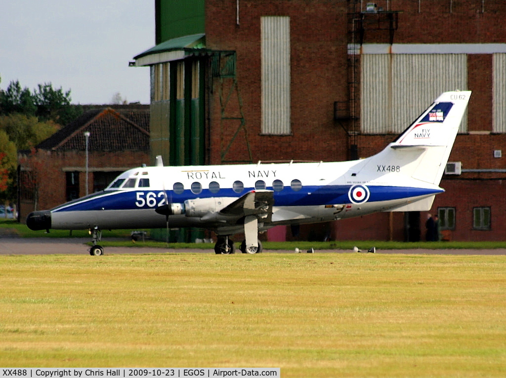 XX488, 1974 Scottish Aviation HP-137 Jetstream T.2 C/N 267, Royal Navy, 750 NAS