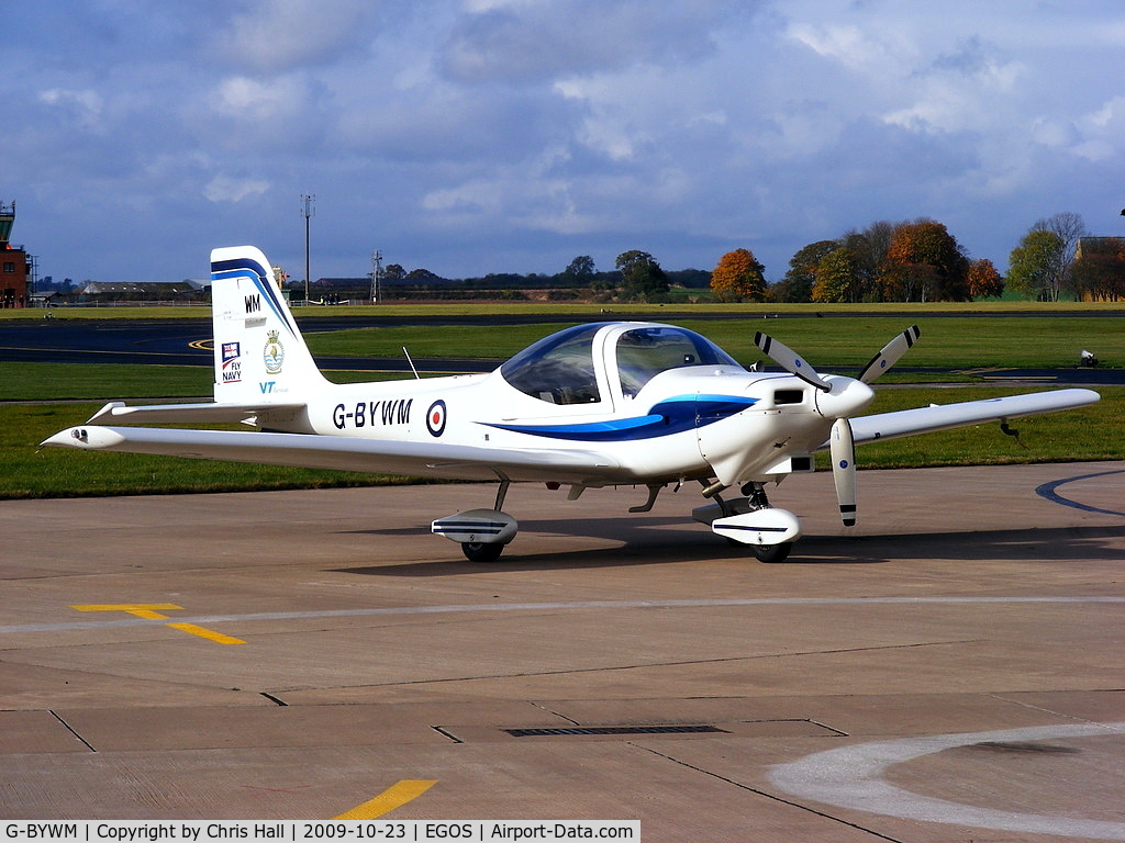 G-BYWM, 2000 Grob G-115E Tutor T1 C/N 82148/E, VT Aerospace Ltd, 727 NAS, RNAS Yeovilton