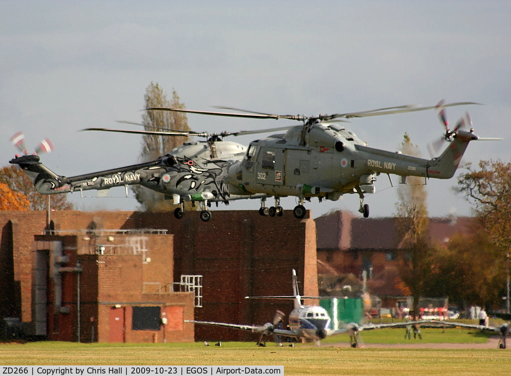 ZD266, 1983 Westland Lynx HMA.8 C/N 305, with XZ250