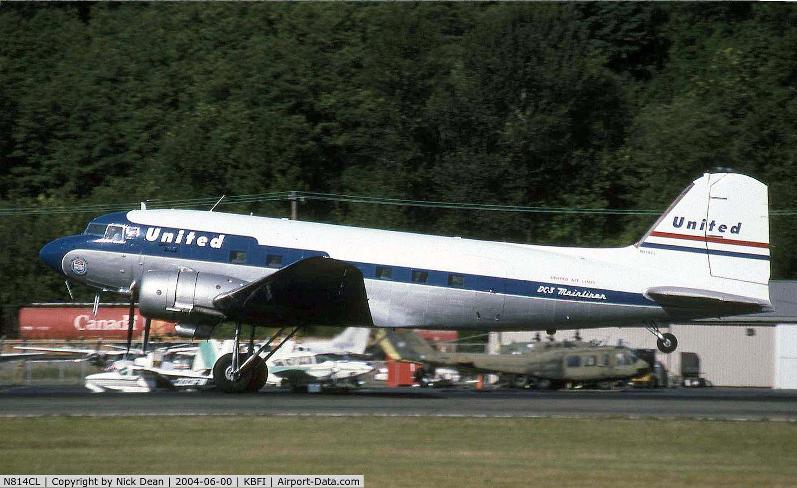 N814CL, 1945 Douglas DC-3C (C-47B-50-DK) C/N 34370, KBFI