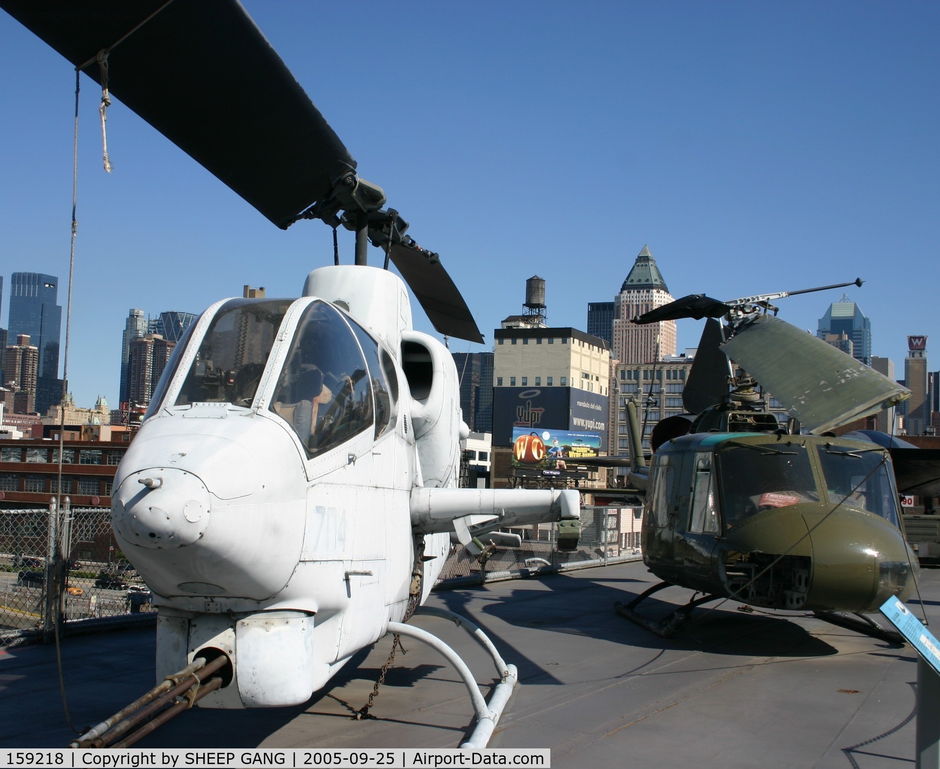 159218, Bell AH-1J Sea Cobra C/N 26056, USS Intrepid Sea, Air & Space Museum