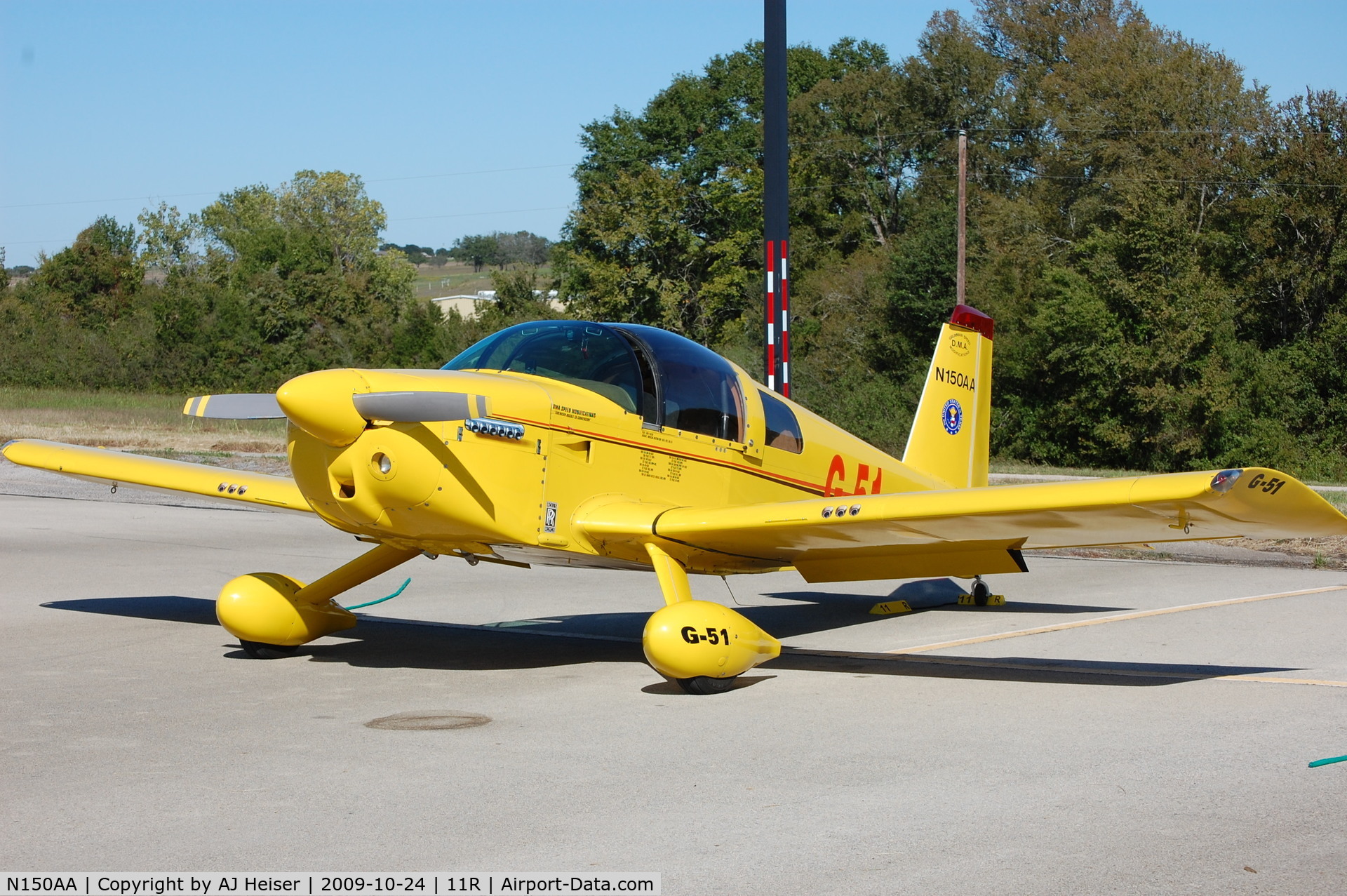 N150AA, 1972 American Aviation AA-1A Trainer C/N AA1A-0394, N150AA at the ramp at 11R