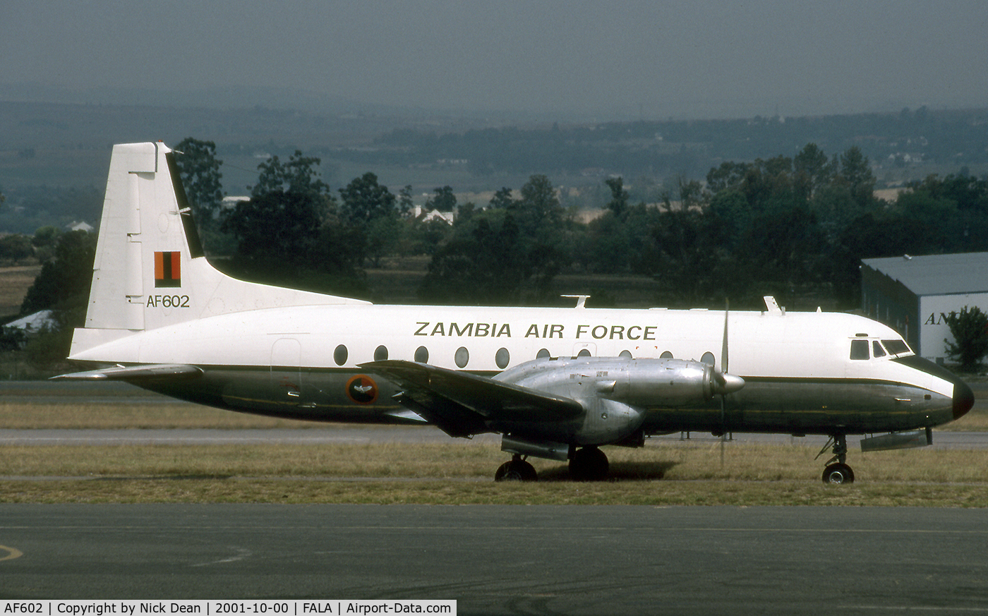 AF602, 1970 Hawker Siddeley HS.748 Series 2A C/N 1688, FALA