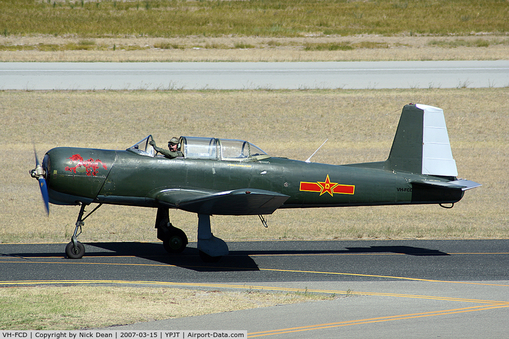 VH-FCD, 1982 Nanchang CJ-6A C/N 3832021, YPJT