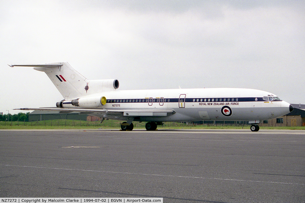 NZ7272, 1968 Boeing 727-100C C/N 19895, Boeing 727-100C from RNZAF 40 Sqn, Whenuapai and seen at RAF Brize Norton's Photocall 94.
