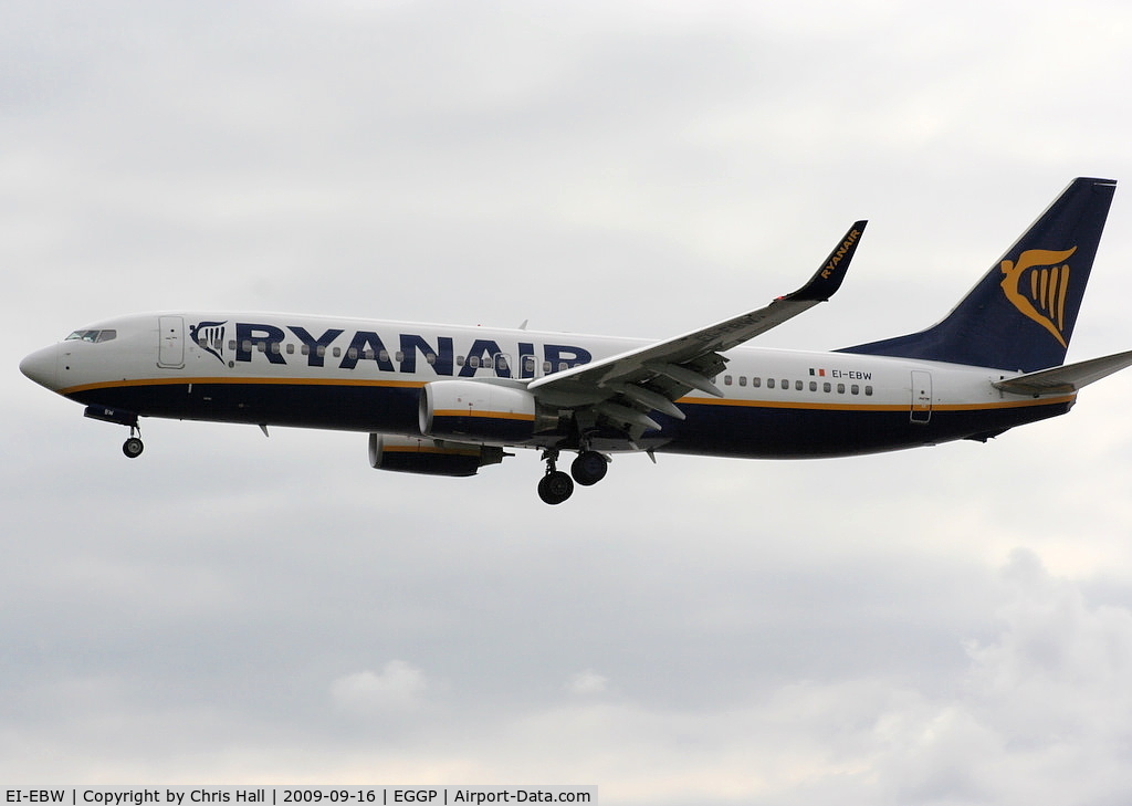 EI-EBW, 2009 Boeing 737-8AS C/N 35010, Ryanair