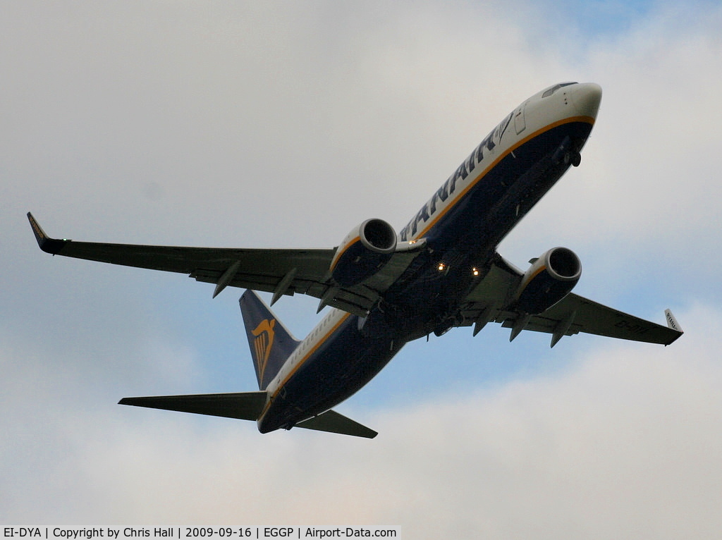 EI-DYA, 2008 Boeing 737-8AS C/N 33631, Ryanair