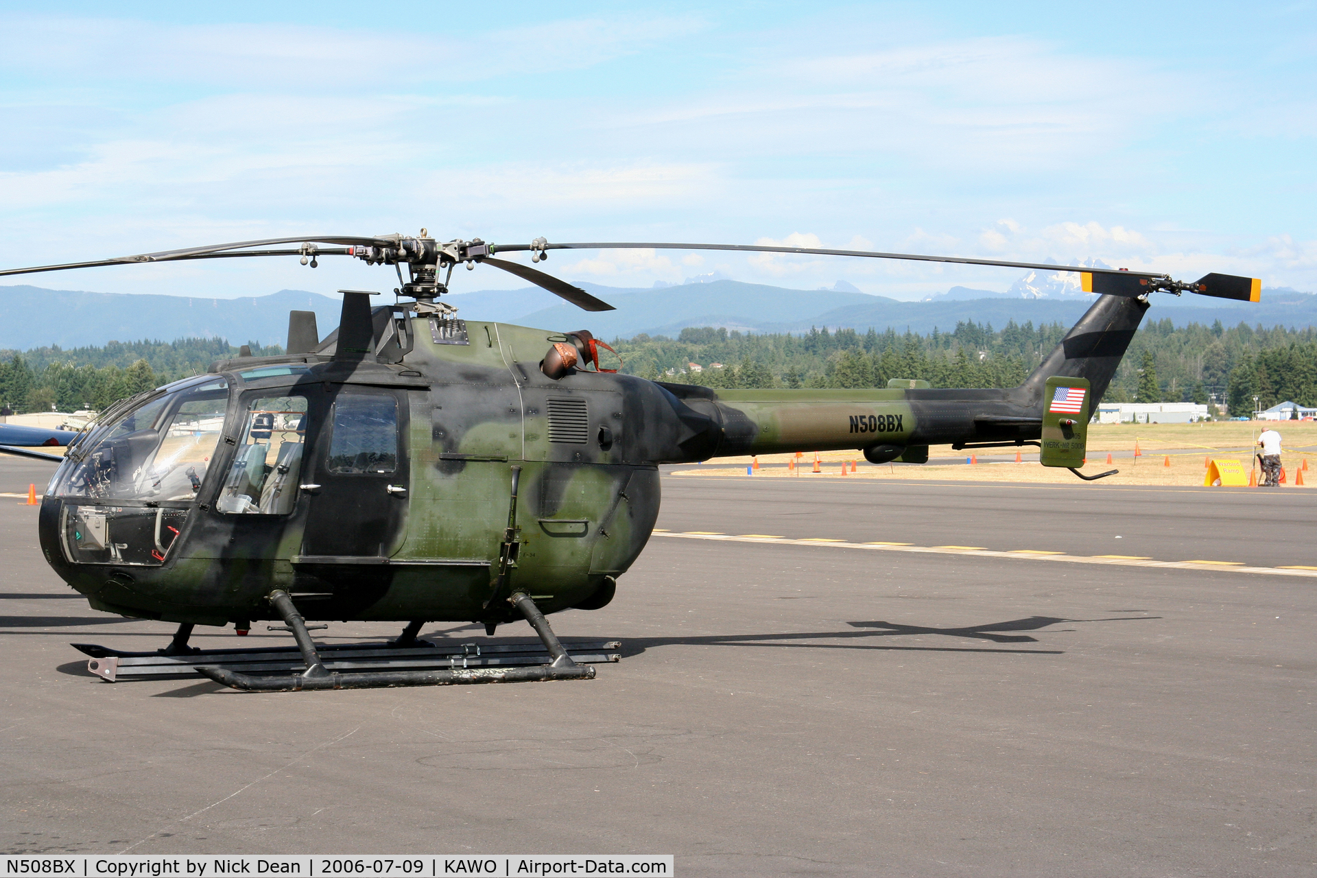 N508BX, 1980 MBB Bo-105M C/N 5008, KAWO