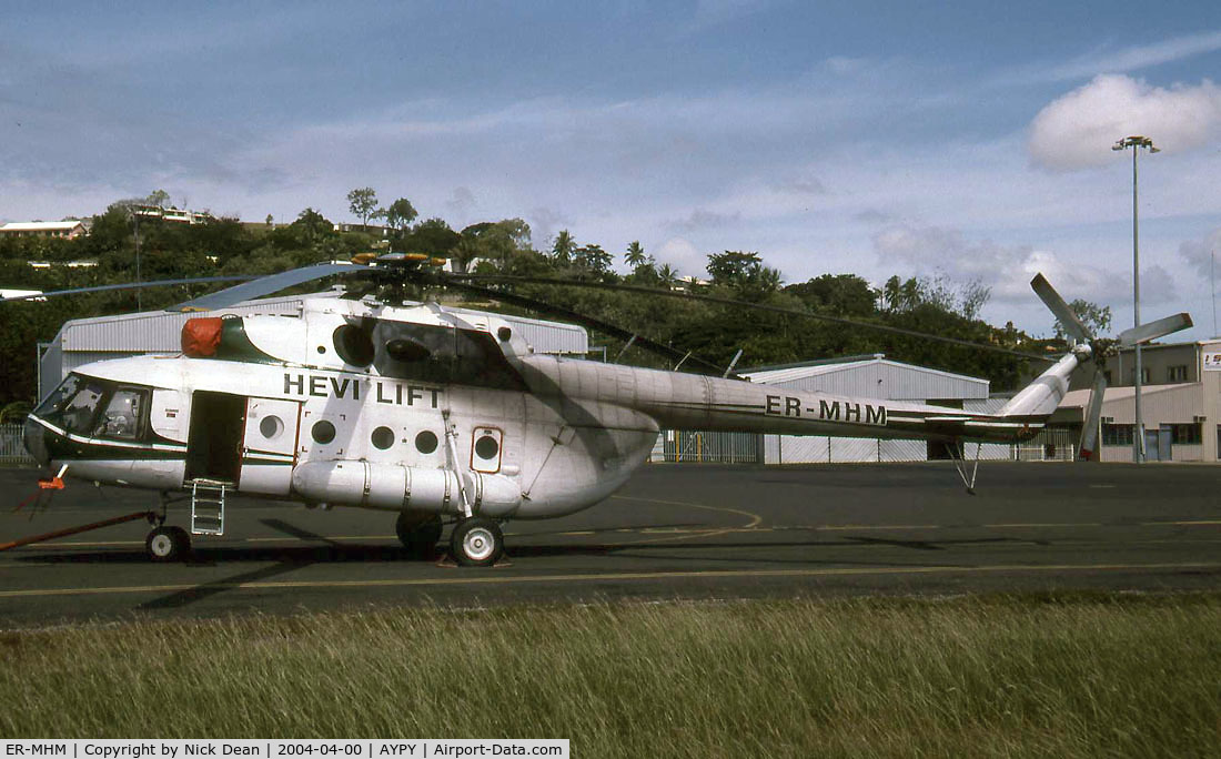 ER-MHM, 1992 Mil Mi-8 17MTV-1 Hip C/N 95881, AYPY