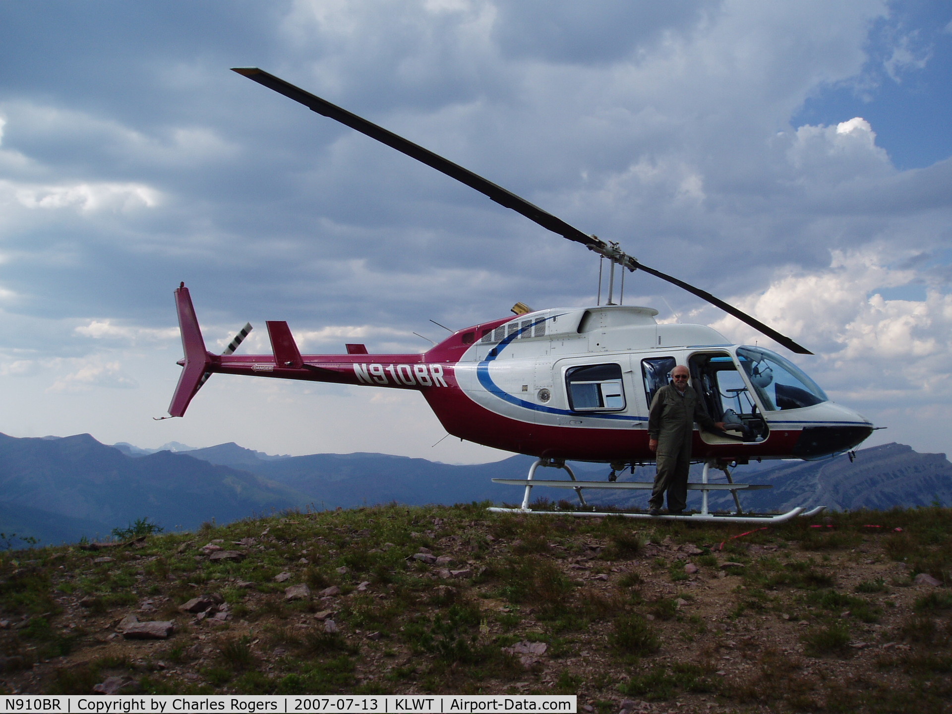N910BR, 2004 Bell 206L-4 LongRanger LongRanger C/N 52294, Taken In Bob Marshall Wilderness