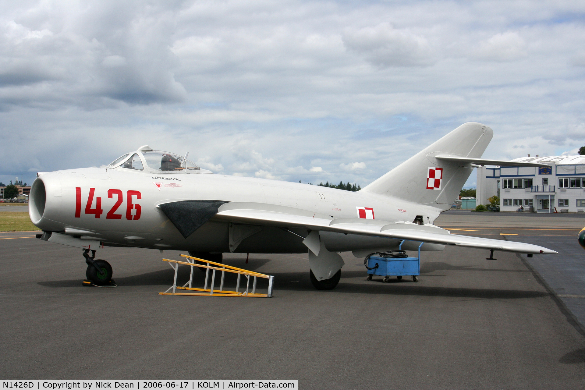 N1426D, Mikoyan-Gurevich MiG-17 (LIM-5) C/N 1C-14-26, KOLM