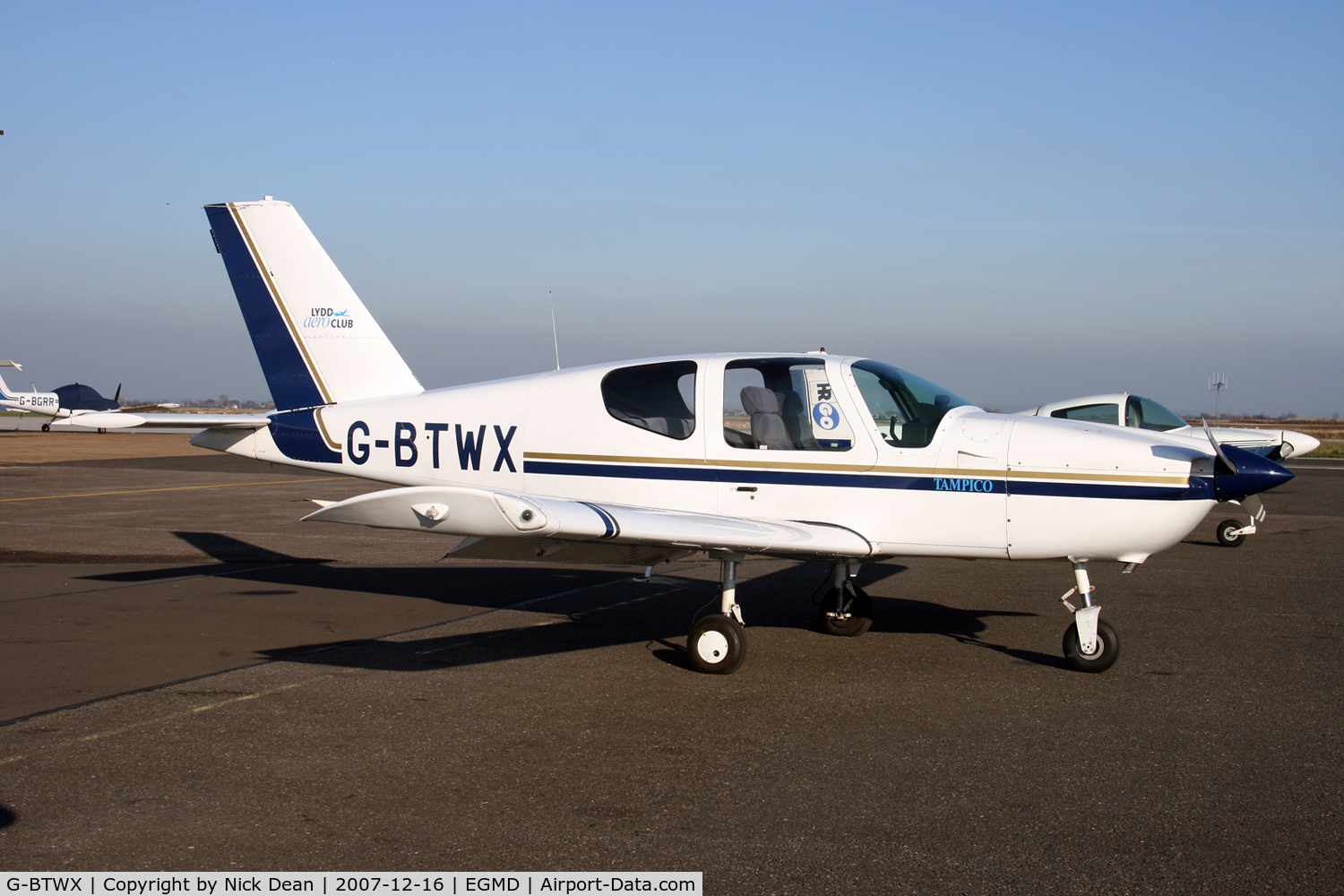 G-BTWX, 1991 Socata TB-9 Tampico C/N 1401, EGMD