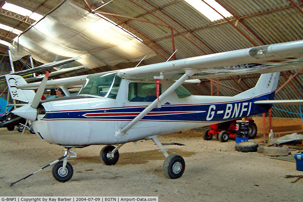 G-BNFI, 1969 Cessna 150J C/N 15069417, Seen at its home base.