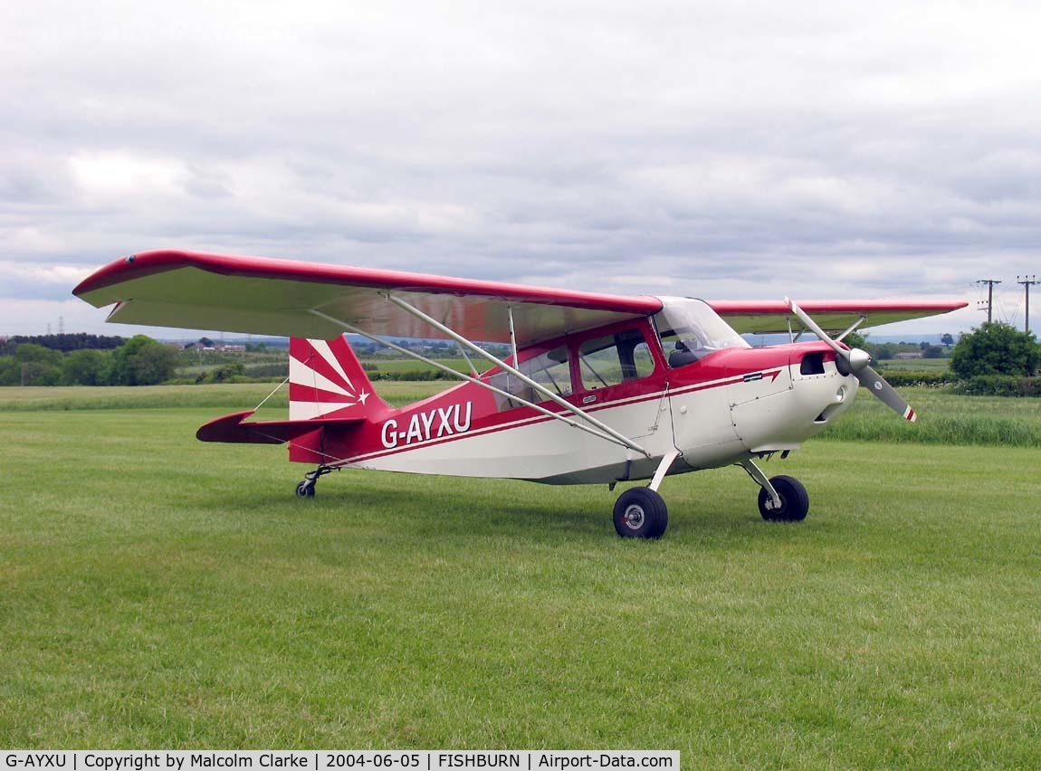 G-AYXU, 1969 Bellanca 7KCAB Citabria C/N 232-70, Bellanca Champion 7KCAB. At Fishburn Airfield, Co Durham, UK in 2004.