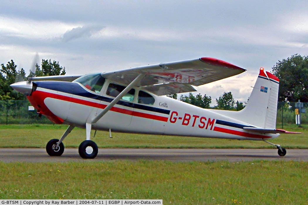 G-BTSM, 1957 Cessna 180A C/N 32678, Seen at the PFA Fly in 2004 Kemble UK.