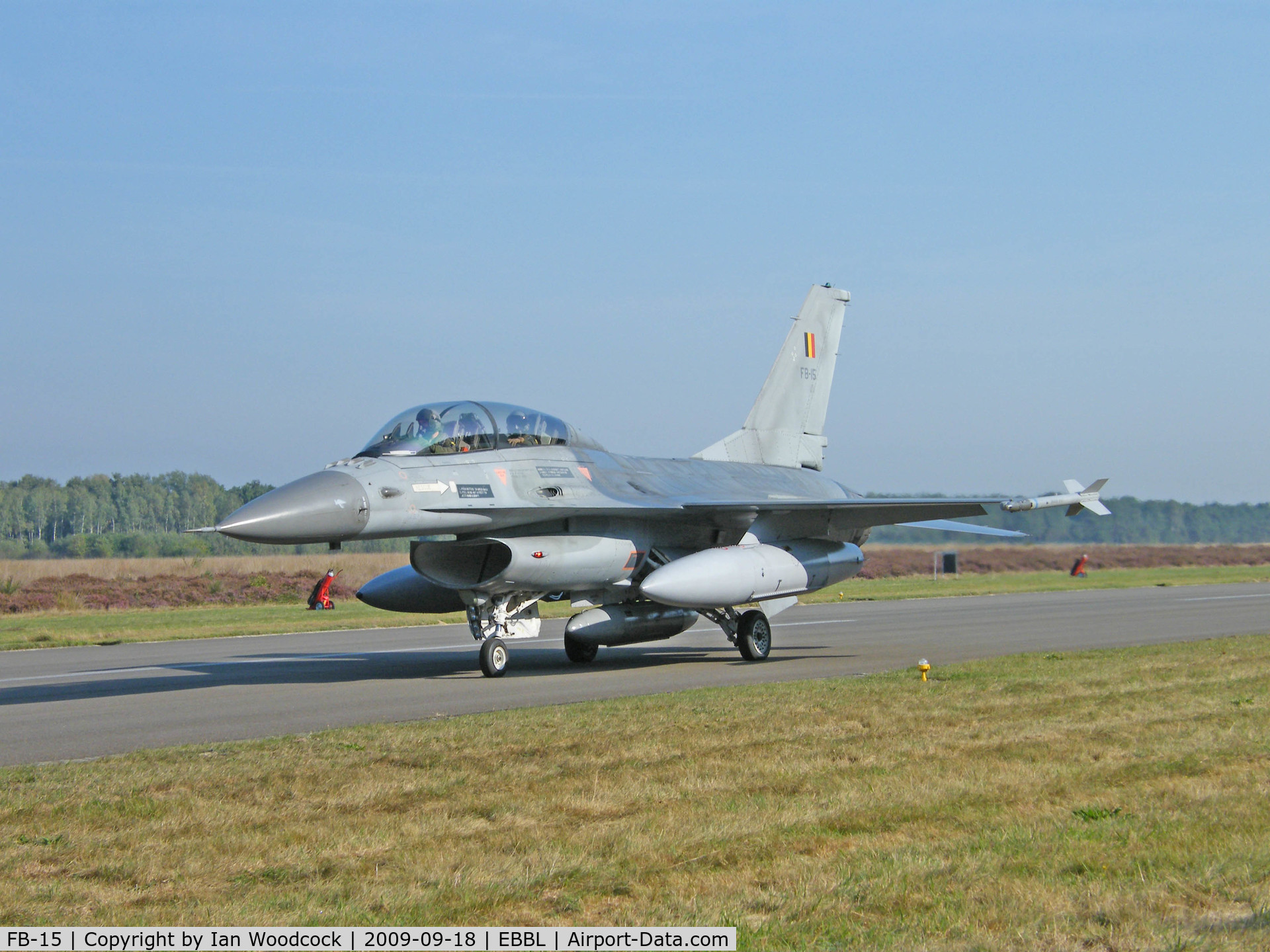 FB-15, General Dynamics F-16BM Fighting Falcon C/N 6J-15, General Dynamics F-16BM/Belgian AF/Kleine Brogel