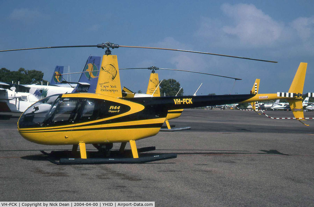 VH-FCK, 2003 Robinson R44 Clipper II C/N 10120, YHID