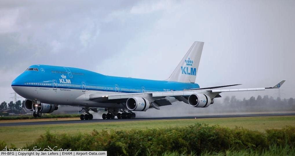 PH-BFG, 1990 Boeing 747-406 C/N 24517, KLM Boeing