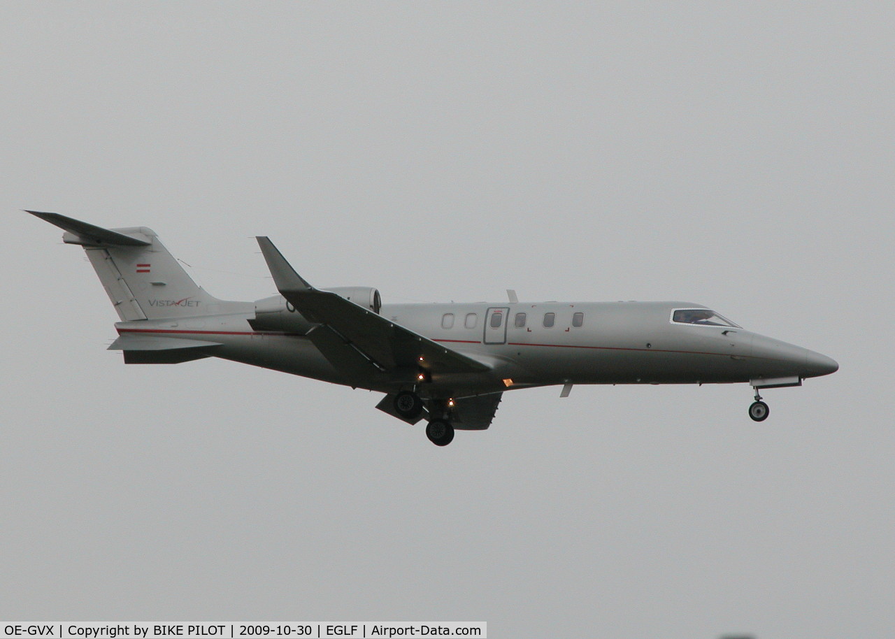 OE-GVX, 2008 Learjet 40 C/N 2097, FINALS FOR RWY 06