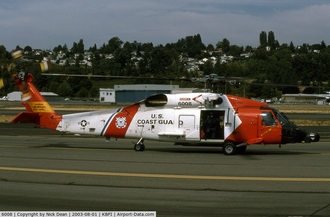 6008, Sikorsky MH-60J Jayhawk C/N 70.1565, KBFI