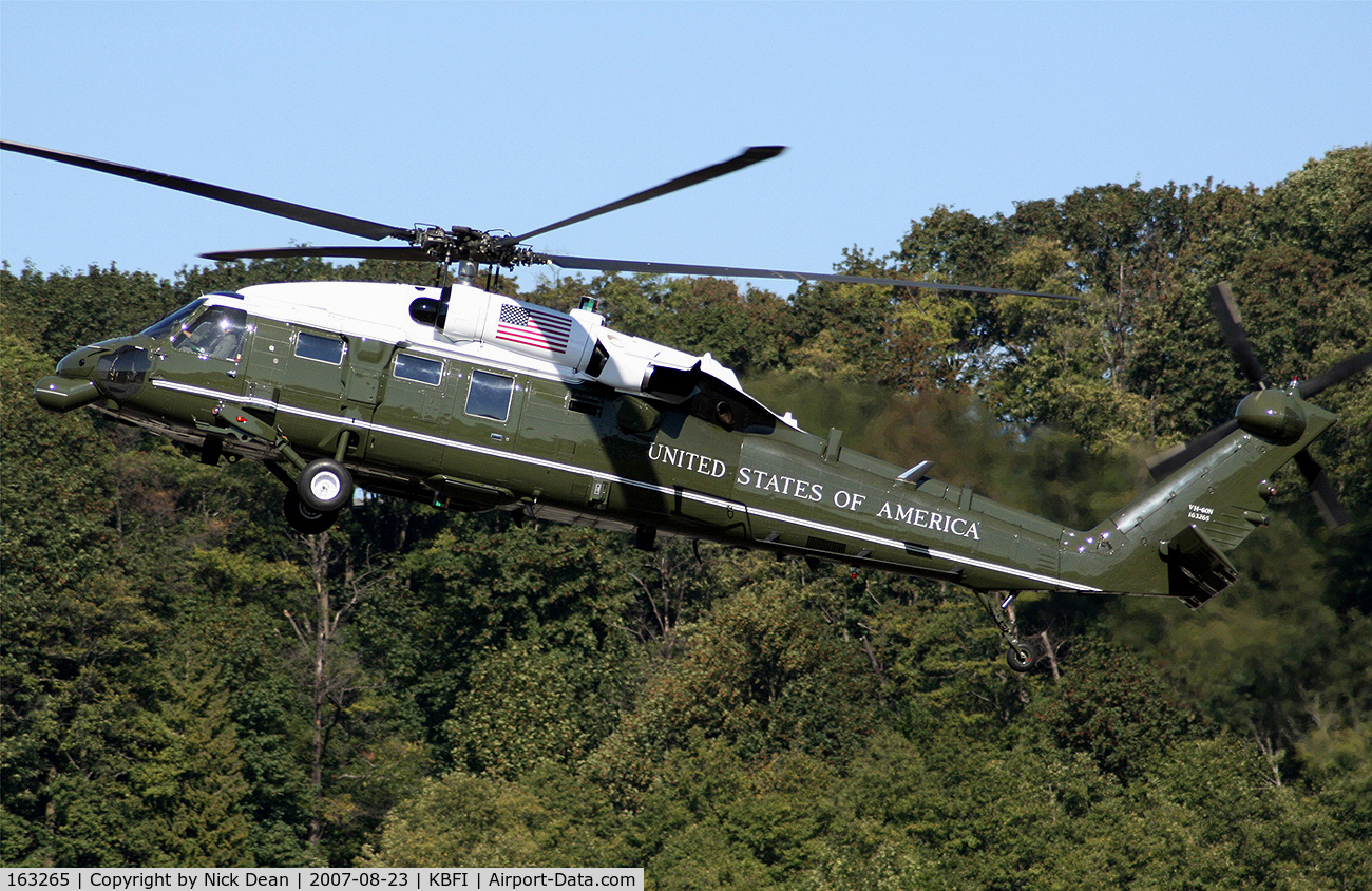 163265, Sikorsky VH-60N Whitehawk C/N 70-1201, KBFI