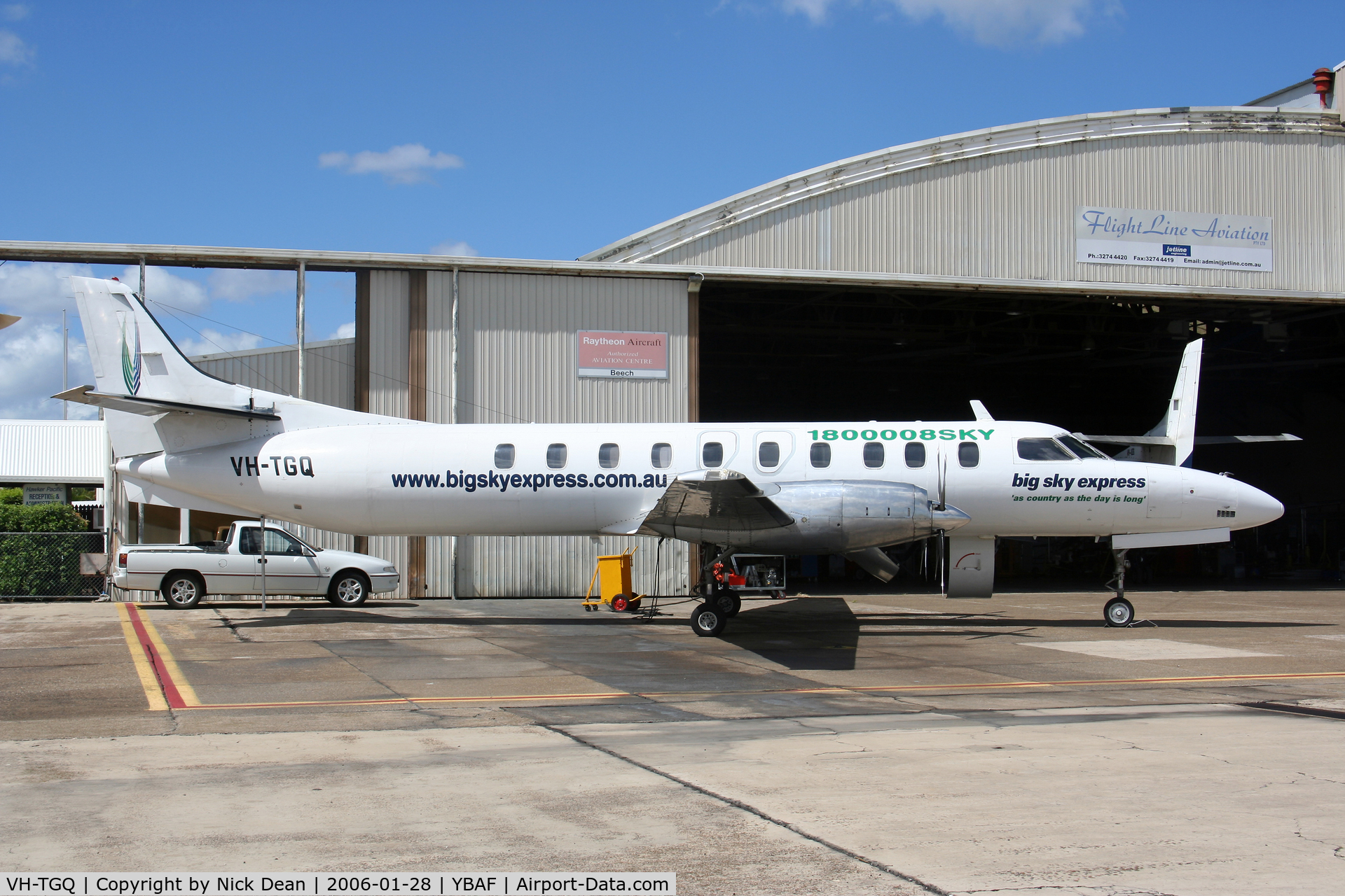 VH-TGQ, 1979 Fairchild SA-227AC Metro III C/N AC-610B, YBAF