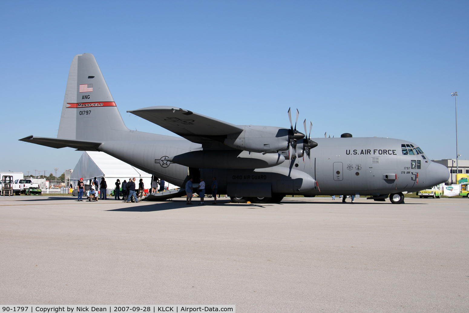 90-1797, 1990 Lockheed C-130H Hercules C/N 382-5250, KLCK