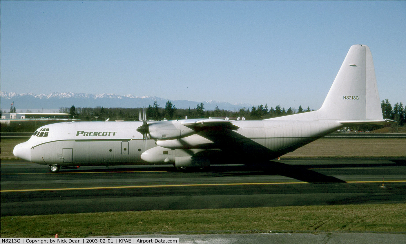 N8213G, Lockheed L100-30 C/N 5055, KPAE