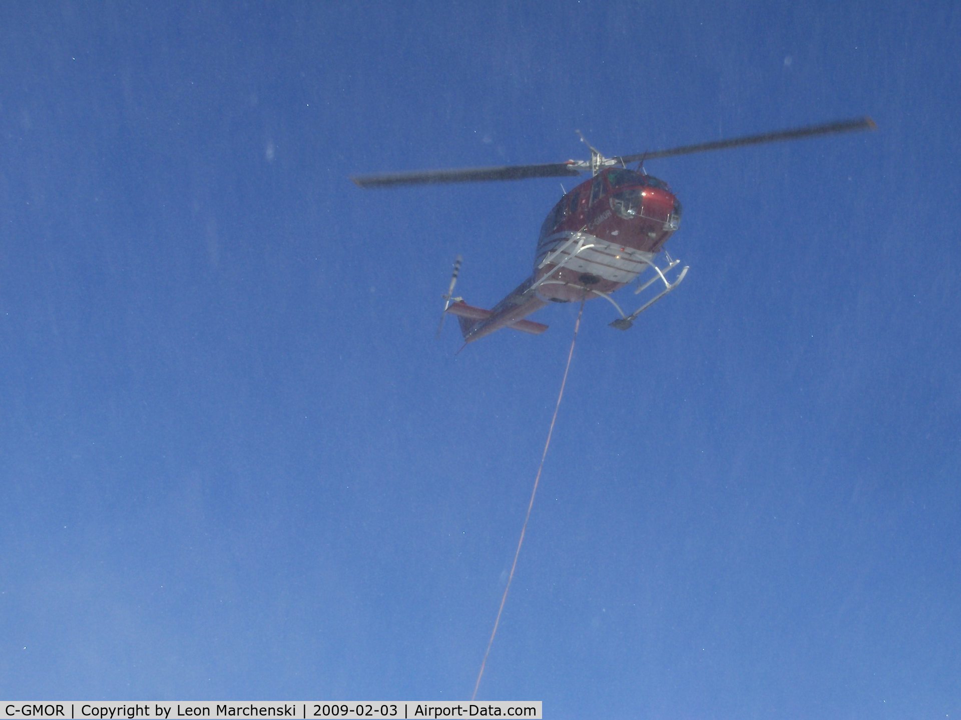 C-GMOR, 1974 Bell 205A-1 C/N 30159, Moving Drills