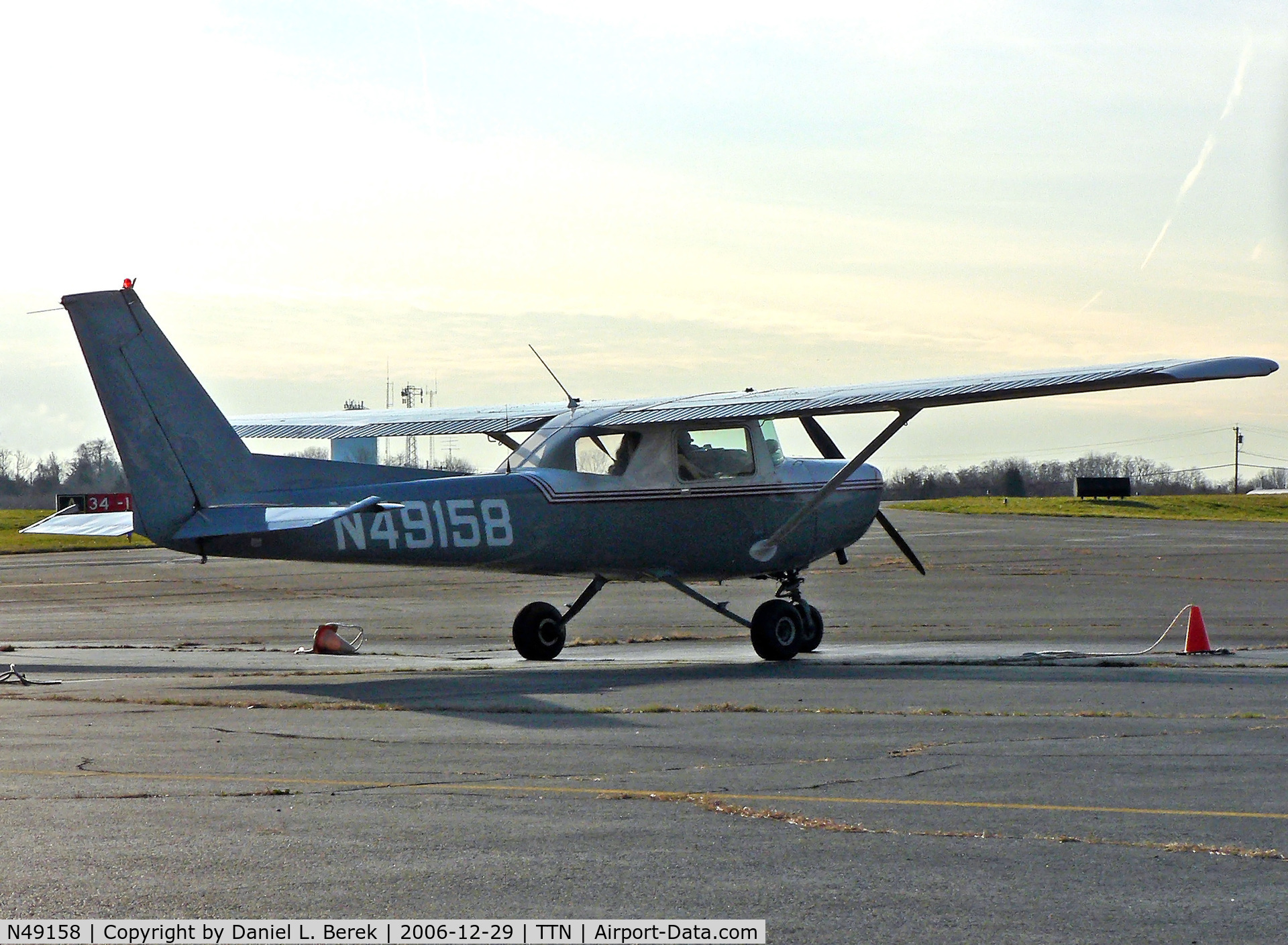N49158, 1977 Cessna 152 C/N 15281171, This humble trainer has served the students of Mercer County Community College since 1977.  It is based at Trenton Mercer Airport (TTN).