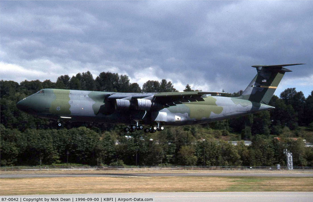 87-0042, 1987 Lockheed C-5B Galaxy C/N 500-0128, KBFI
