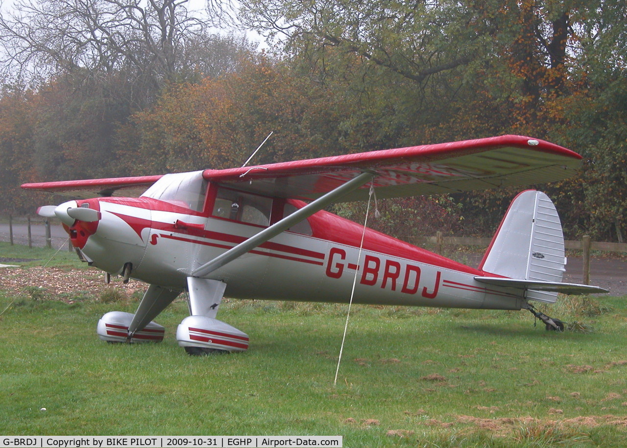 G-BRDJ, 1946 Luscombe 8F Silvaire C/N 3411, VERY NICE LUSCOMBE HAVE YET TO SEE IT FLYING