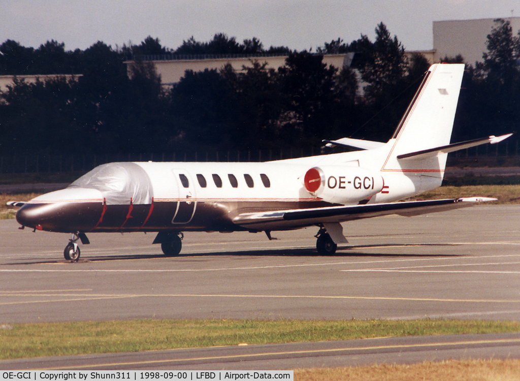OE-GCI, 1978 Cessna 550 Citation II C/N 550-0041, Parked at the General Aviation area...