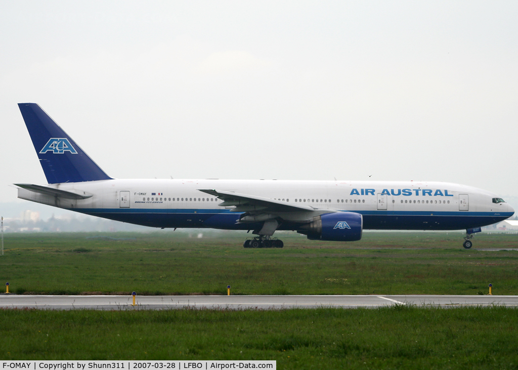 F-OMAY, 2005 Boeing 777-2Q8/ER C/N 29402, Old c/s now...