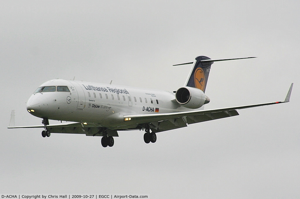 D-ACHA, 2000 Canadair CRJ-200LR (CL-600-2B19) C/N 7378, Lufthansa Regional operated by CityLine