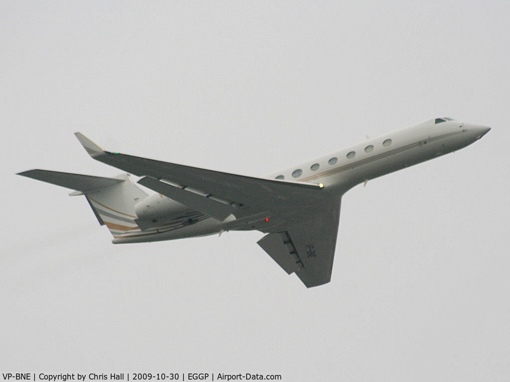 VP-BNE, 2005 Gulfstream Aerospace GV-SP (G550) C/N 5051, Jet Aviation Business Jets