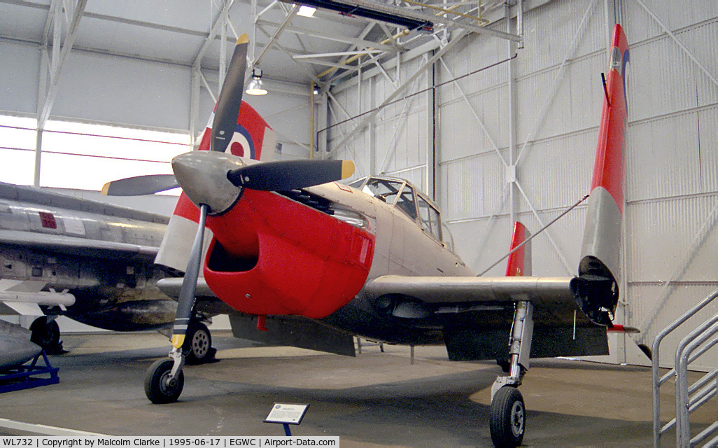 WL732, 1954 Boulton Paul Sea Balliol T.21 C/N Not found, Boulton Paul Sea Balliol T21 at The Aerospace Museum, RAF Cosford.