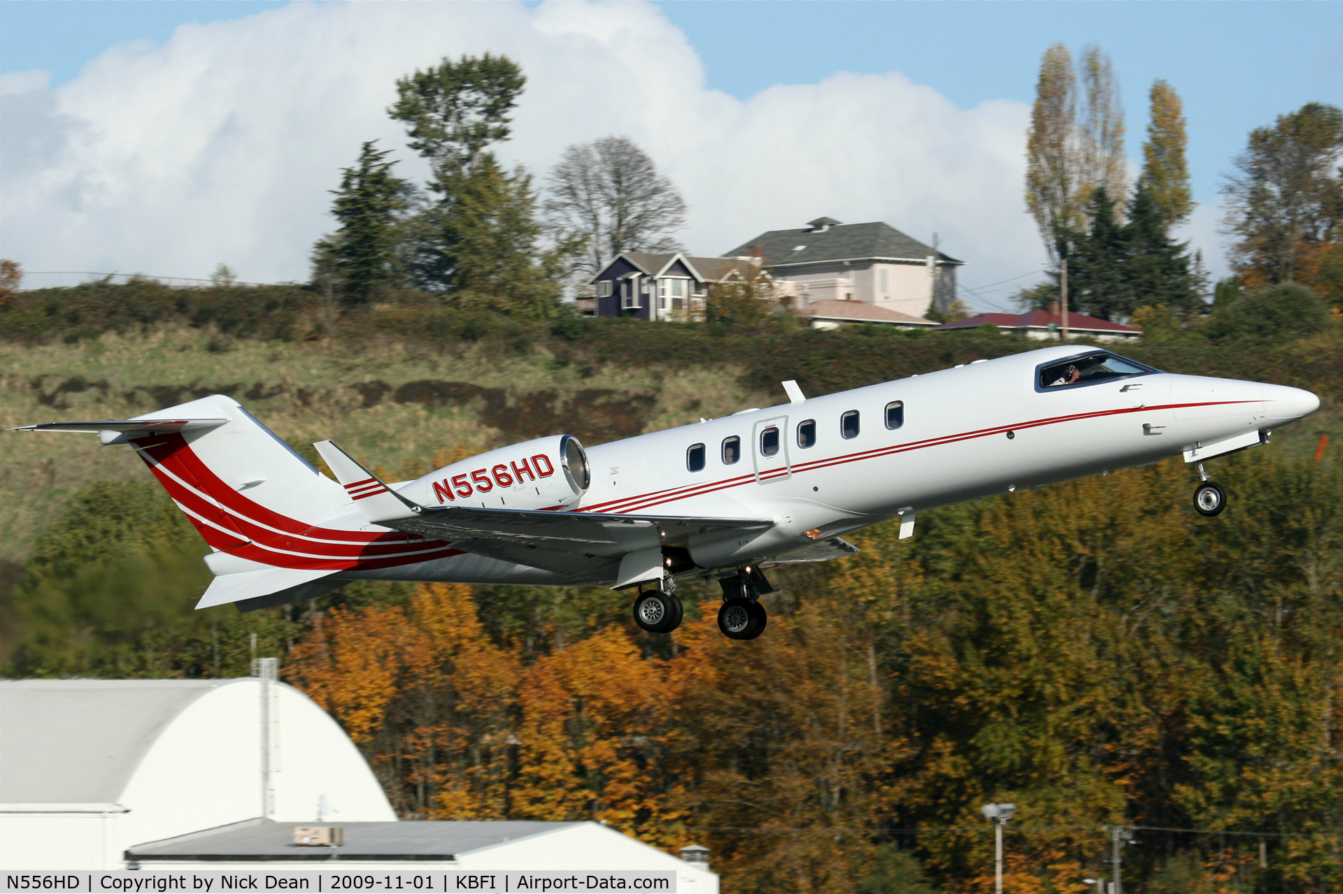 N556HD, 2008 Learjet Inc 45 C/N 2110, KBFI