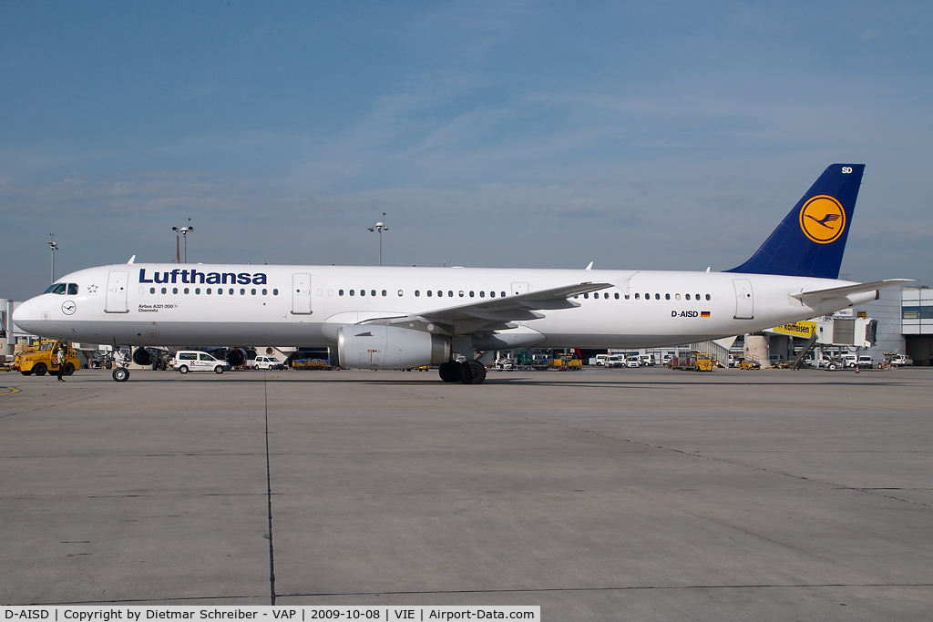 D-AISD, 2000 Airbus A321-231 C/N 1188, Lufthansa Airbus 321