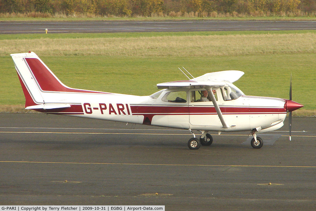 G-PARI, 1980 Cessna 172RG Cutlass RG Cutlass RG C/N 172RG-0010, Cessna 172RG  at Leicester on the All Hallows Day Fly-in