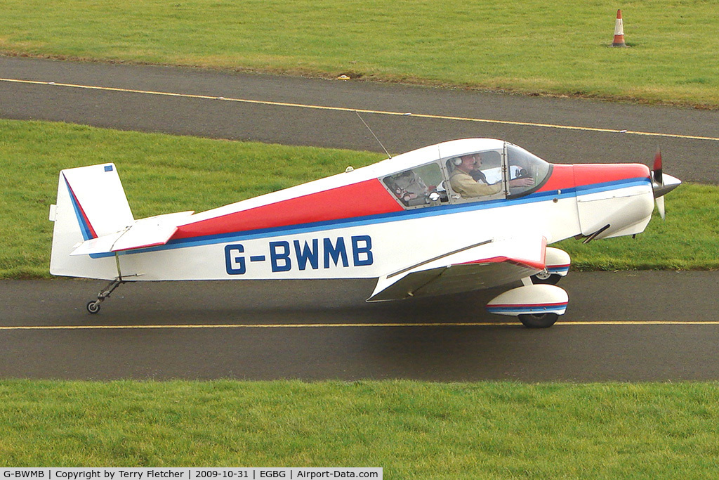 G-BWMB, 1956 Jodel D-119 C/N 77, Jodel D119 at Leicester on the All Hallows Day Fly-in