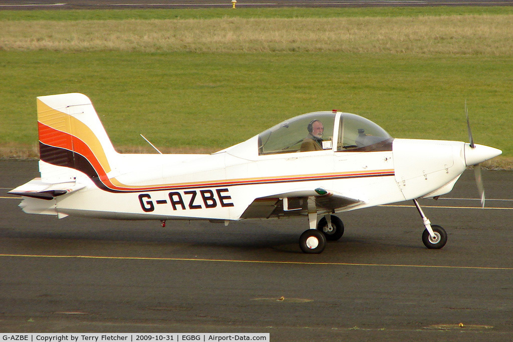 G-AZBE, 1971 AESL Glos-Airtourer Super 150/T5 C/N A535, Glos Airtourer at Leicester on the All Hallows Day Fly-in