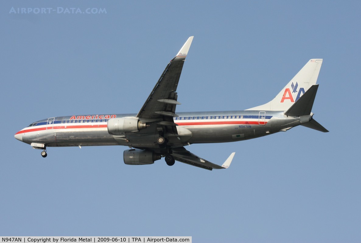 N947AN, 2000 Boeing 737-823 C/N 29536, American 737-800