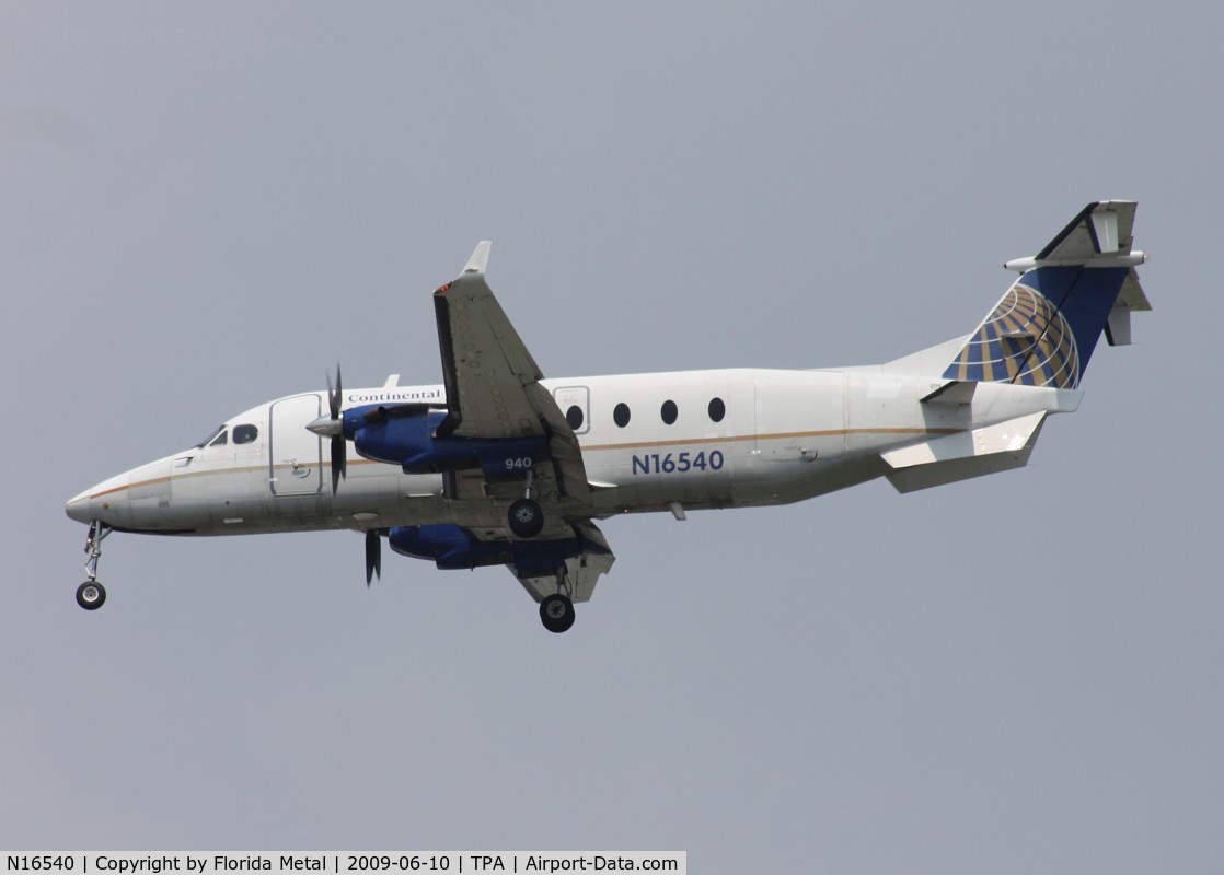 N16540, 1995 Beech 1900D C/N UE-172, Continental Connection B1900D