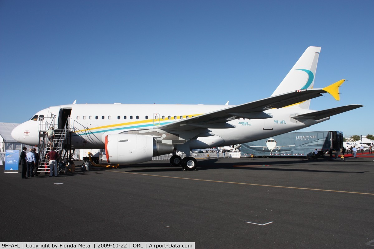 9H-AFL, 2008 Airbus ACJ318 (A318-112/CJ) C/N 3363, Comlux A318