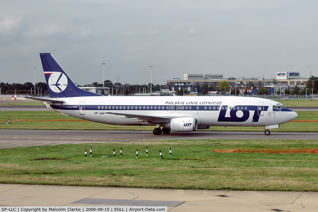 SP-LLC, 1993 Boeing 737-45D C/N 27157, Boeing 737-45D at London Heathrow.