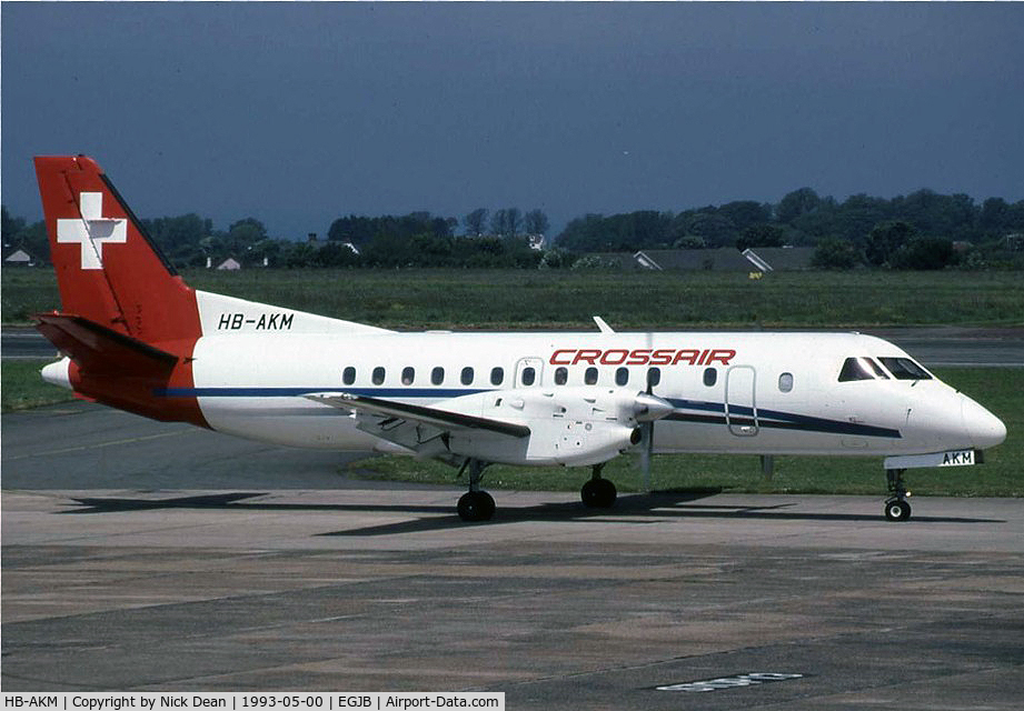HB-AKM, 1990 Saab 340B C/N 340B-221, EGJB