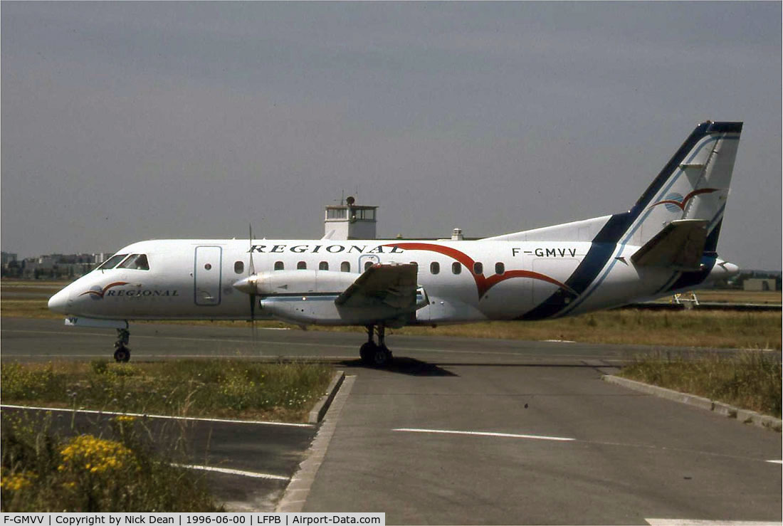 F-GMVV, 1992 Saab 340B C/N 340B-328, LFPB