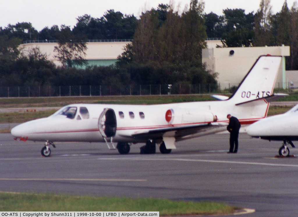 OO-ATS, 1972 Cessna 500 Citation I C/N 500-0044, Parked at the General Aviation area...